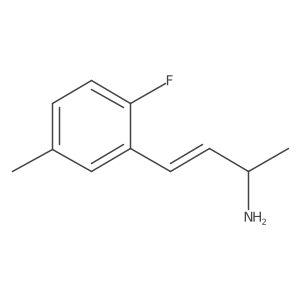 4-(2-Fluoro-5-methylphenyl)but-3-en-2-amine结构式