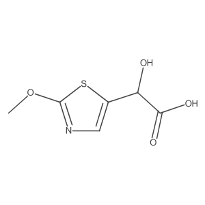 2-Hydroxy-2-(2-methoxy-1,3-thiazol-5-yl)acetic acid Structure