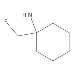 1-(Fluoromethyl)cyclohexan-1-amine Structure