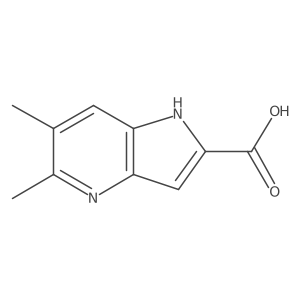 5,6-Dimethyl-1H-pyrrolo[3,2-b]pyridine-2-carboxylic acid Structure