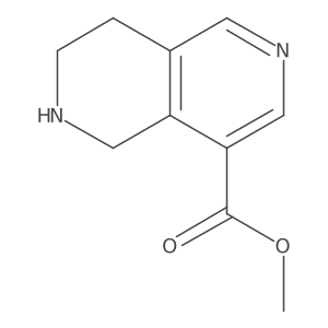 Methyl 5,6,7,8-tetrahydro-2,6-naphthyridine-4-carboxylate Structure
