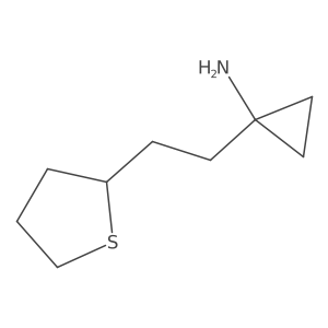 1-[2-(Thiolan-2-yl)ethyl]cyclopropan-1-amine Structure