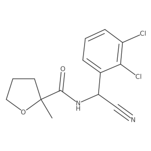 N-[cyano(2,3-dichlorophenyl)methyl]-2-methyloxolane-2-carboxamide Structure