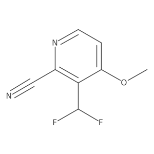 3-(Difluoromethyl)-4-methoxypicolinonitrile结构式