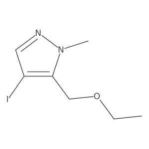 5-(ethoxymethyl)-4-iodo-1-methyl-1H-pyrazole Structure