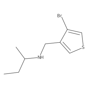 [(4-Bromothiophen-3-yl)methyl](butan-2-yl)amine Structure