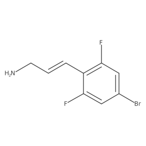 3-(4-Bromo-2,6-difluorophenyl)prop-2-en-1-amine Structure