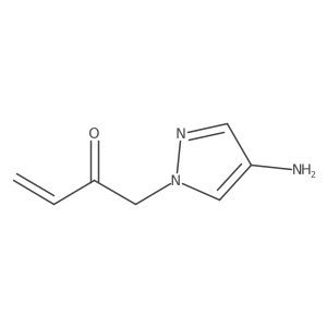 1-(4-amino-1H-pyrazol-1-yl)but-3-en-2-one Structure