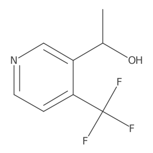 (1R)-1-[4-(trifluoromethyl)pyridin-3-yl]ethan-1-ol Structure
