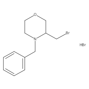 (S)-4-Benzyl-3-(bromomethyl)morpholine hydrobromide结构式
