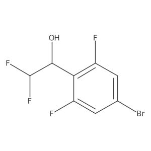 1-(4-Bromo-2,6-difluorophenyl)-2,2-difluoroethan-1-ol Structure
