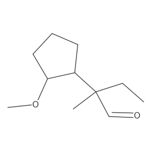 2-(2-Methoxycyclopentyl)-2-methylbutanal Structure