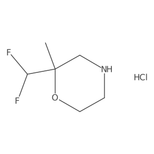 2-(Difluoromethyl)-2-methylmorpholine hydrochloride Structure
