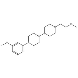 1-[1-(2-Methoxyethyl)piperidin-4-yl]-4-(3-methoxyphenyl)piperazine Structure