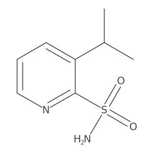 3-Isopropylpyridine-2-sulfonamide结构式