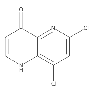 6,8-Dichloro-1,5-naphthyridin-4-ol Structure