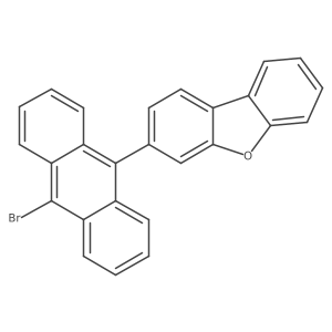 3-(10-bromo-9-anthracenyl)Dibenzofuran结构式