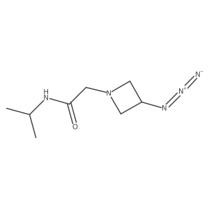 2-(3-azidoazetidin-1-yl)-N-isopropylacetamide Structure