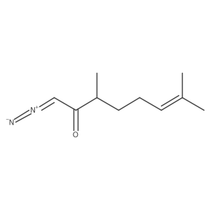 1-Diazo-3,7-dimethyl-6-octen-2-one结构式