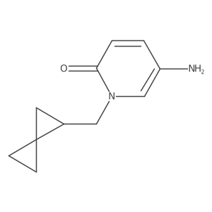 5-Amino-1-({spiro[2.2]pentan-1-yl}methyl)-1,2-dihydropyridin-2-one Structure