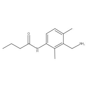 N-[3-(aminomethyl)-2,4-dimethylphenyl]butanamide结构式