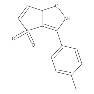 3-(4-Methylphenyl)-2,6a-dihydrothieno[2,3-d][1,2]oxazole 4,4-dioxide Structure
