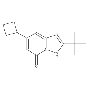 2-Tert-butyl-7-cyclobutyl-[1,2,4]triazolo[1,5-a]pyridin-5-ol Structure