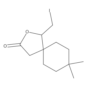 1-(Iodomethyl)-8,8-dimethyl-2-oxaspiro[4.5]decan-3-one Structure