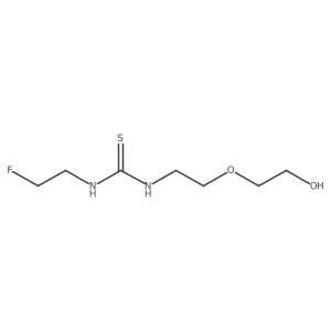 3-(2-Fluoroethyl)-1-[2-(2-hydroxyethoxy)ethyl]thiourea结构式
