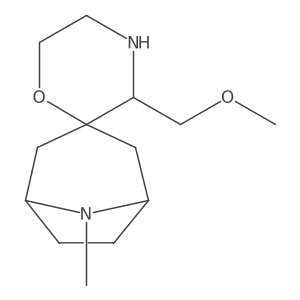 3'-(Methoxymethyl)-8-methyl-8-azaspiro[bicyclo[3.2.1]octane-3,2'-morpholine] Structure
