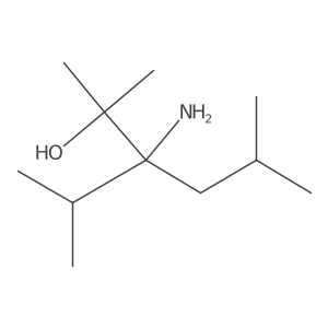 3-Amino-2,5-dimethyl-3-(propan-2-yl)hexan-2-ol Structure