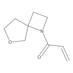 1-(7-Oxa-1-azaspiro[3.4]octan-1-yl)prop-2-en-1-one Structure