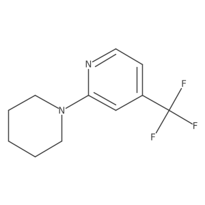 2-Piperidino-4-(trifluoromethyl)pyridine结构式