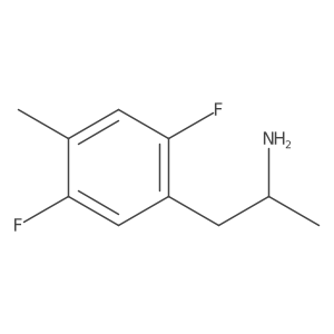 (2S)-1-(2,5-difluoro-4-methylphenyl)propan-2-amine结构式