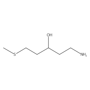 (3R)-1-amino-5-(methylsulfanyl)pentan-3-ol Structure