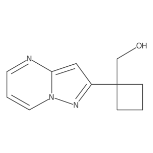 (1-{Pyrazolo[1,5-a]pyrimidin-2-yl}cyclobutyl)methanol Structure