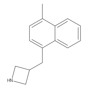 3-[(4-Methylnaphthalen-1-yl)methyl]azetidine结构式