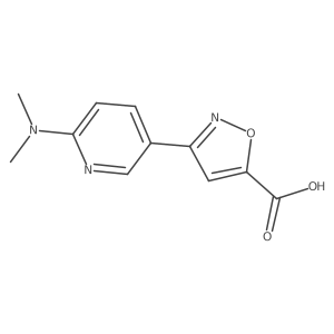 3-[6-(Dimethylamino)pyridin-3-yl]-1,2-oxazole-5-carboxylic acid Structure