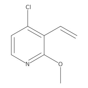4-Chloro-3-ethenyl-2-methoxypyridine Structure