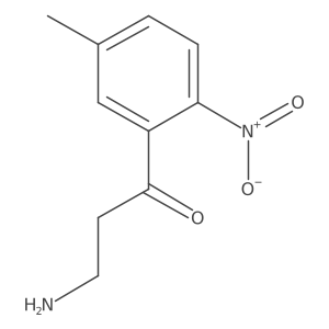 3-Amino-1-(5-methyl-2-nitrophenyl)propan-1-one Structure