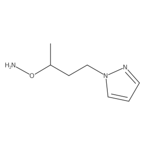 O-[4-(1H-pyrazol-1-yl)butan-2-yl]hydroxylamine Structure