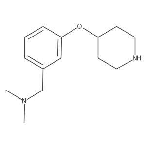 Dimethyl({[3-(piperidin-4-yloxy)phenyl]methyl})amine Structure