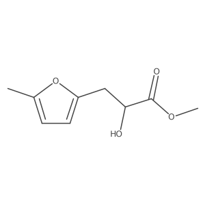 Methyl 2-hydroxy-3-(5-methylfuran-2-yl)propanoate结构式