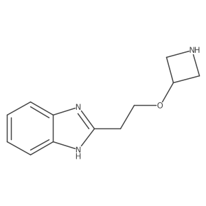 2-[2-(azetidin-3-yloxy)ethyl]-1H-1,3-benzodiazole结构式