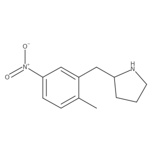 2-[(2-Methyl-5-nitrophenyl)methyl]pyrrolidine结构式