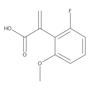 2-(2-Fluoro-6-methoxyphenyl)prop-2-enoic acid结构式