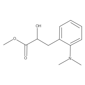 Methyl 3-[2-(dimethylamino)phenyl]-2-hydroxypropanoate Structure