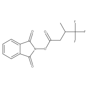 1,3-dioxo-2,3-dihydro-1H-isoindol-2-yl 4,4,4-trifluoro-3-methylbutanoate Structure