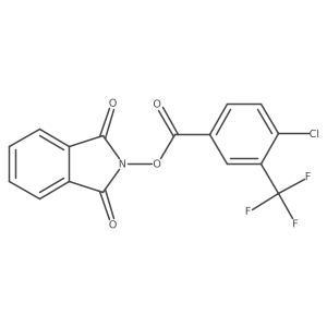 1,3-dioxo-2,3-dihydro-1H-isoindol-2-yl 4-chloro-3-(trifluoromethyl)benzoate Structure