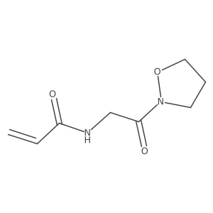 N-[2-(1,2-Oxazolidin-2-yl)-2-oxoethyl]prop-2-enamide Structure